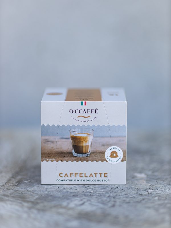 O'CCAFFÈ Caffelatte – 16 ks kapsúl DOLCE GUSTO O'CCAFFÈ Caffelatte – Dolce Gusto