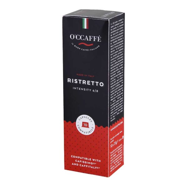 kapsule cafissimo Ristretto – 10 ks O'CCAFFÉ Ristretto - Kapsule pre milovníkov kávy