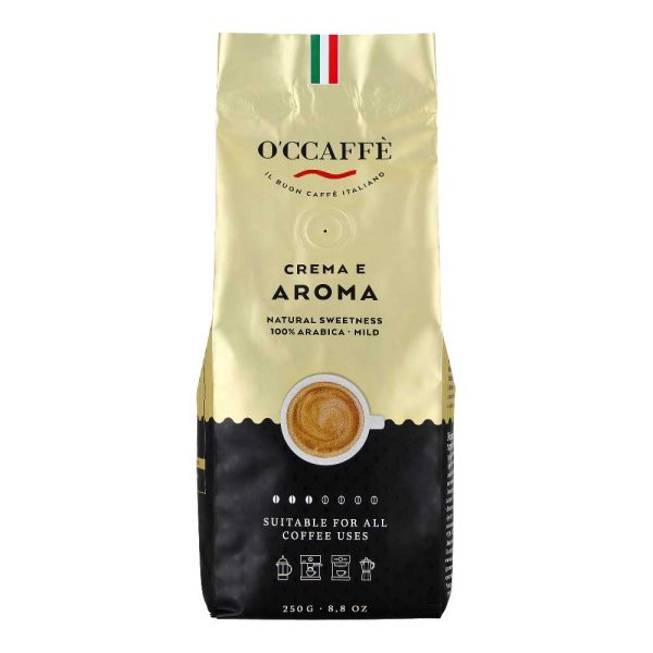 O'CCAFFÈ Crema e Aroma 100% Arabica 250g crema e aroma