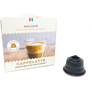 kapsule Dolce Gusto Caffelatte – 16 ks O'CCAFFÉ Caffelatte - 16 ks kapsúl pre DOLCE GUSTO