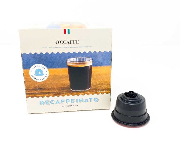 kapsule Dolce Gusto Decaffeinato – 16 ks Decaffeinato - Bez kofeínu s chuťou a vôňou
