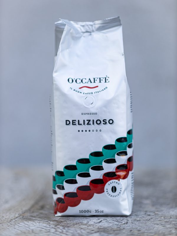 káva Espresso Delizioso GASTRO PROFESIONAL 1000g O'CCAFFÈ Espresso Delizioso