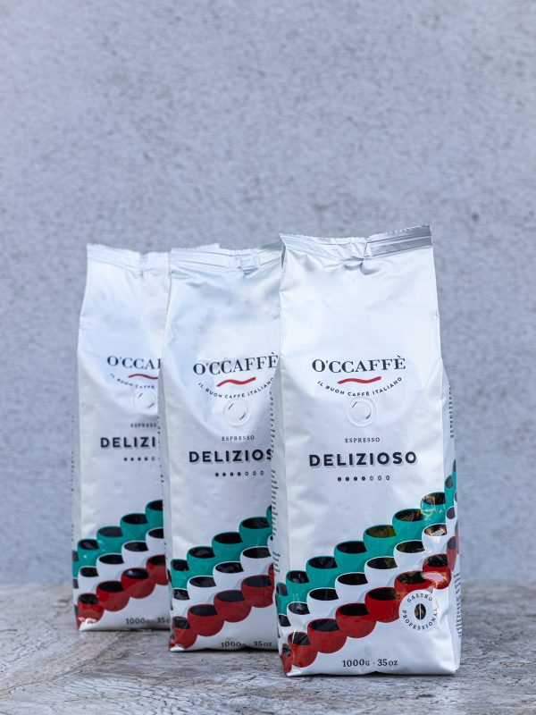 káva Espresso Delizioso GASTRO PROFESIONAL 1000g O'CCAFFÈ Espresso Delizioso