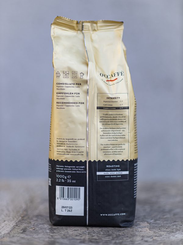 káva Crema e Aroma 100% Arabica 1000g O'CCAFFÈ Crema e Aroma