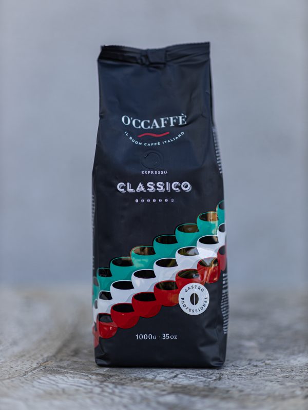 káva Espresso Classico GASTRO PROFESIONAL 1000g O'CCAFFÈ Espresso Classico Professional