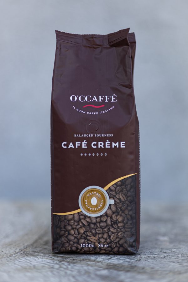 káva Cafe Creme GASTRO PROFESIONAL 1000g O'CCAFFÈ Café Crème Gastro