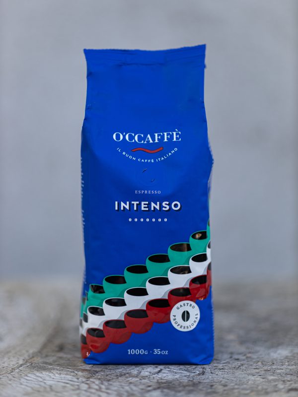 káva Intenso GASTRO PROFESIONAL 1000g O'CCAFFÈ Intenso