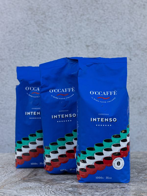káva Intenso GASTRO PROFESIONAL 1000g O'CCAFFÈ Intenso