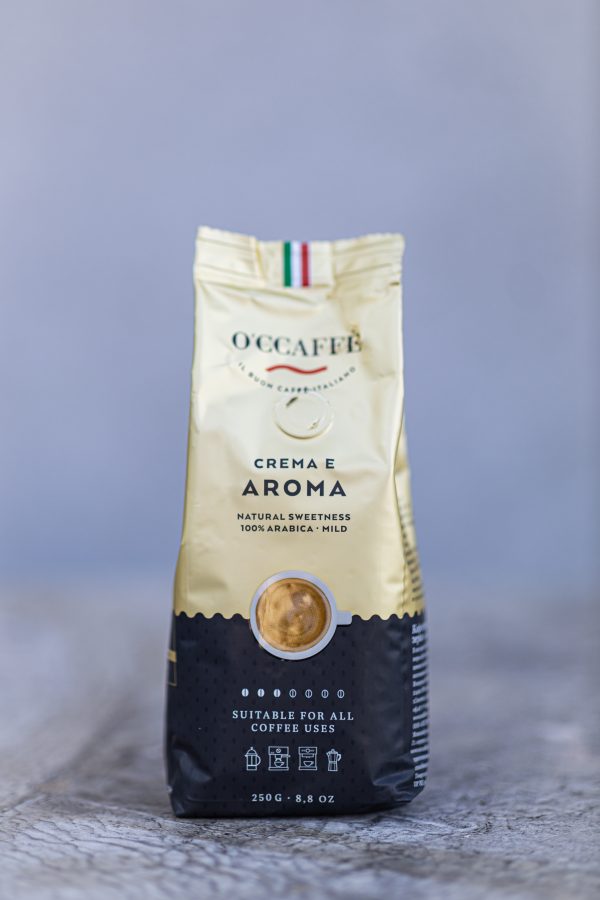 káva Crema e Aroma 100% Arabica 250g O'CCAFFÈ Crema e Aroma