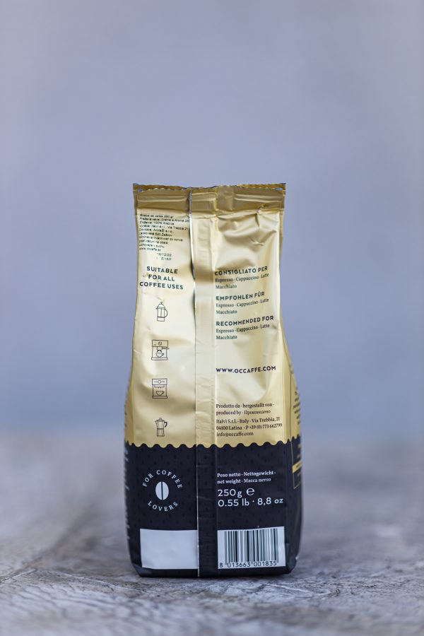 káva Crema e Aroma 100% Arabica 250g O'CCAFFÈ Crema e Aroma
