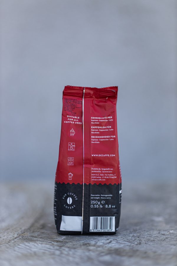 káva Café Creme rosso 250g O'CCAFFÈ Café Crème Rosso