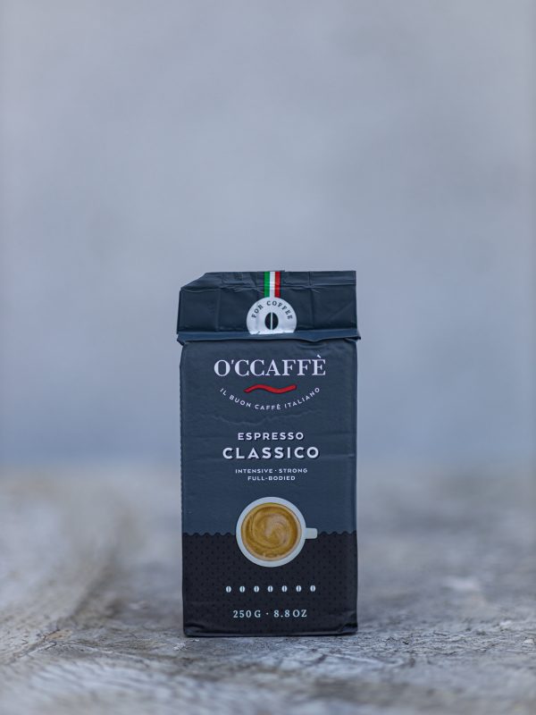 mletá káva – espresso Classico 250g O'CCAFFÈ Espresso Classico (mletá)