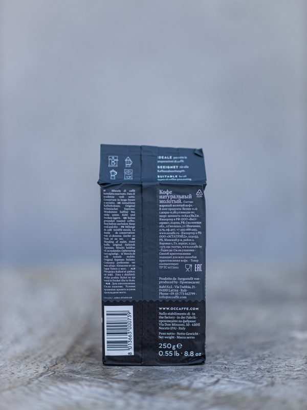 mletá káva – espresso Classico 250g O'CCAFFÈ Espresso Classico (mletá)