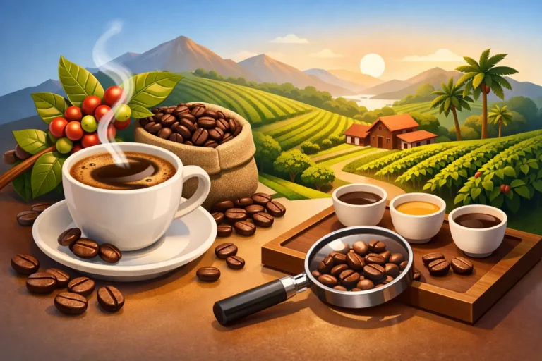 Káva Arabica: chuť, pôvod a správny výber